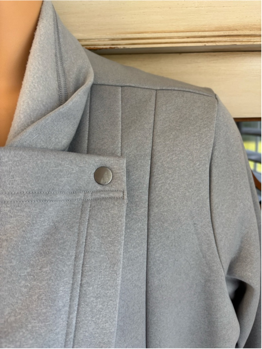 NWOT Lucy Active Fleece Wrap Style Outerwear Cardigan | Sz Lg - Picture 2 of 11